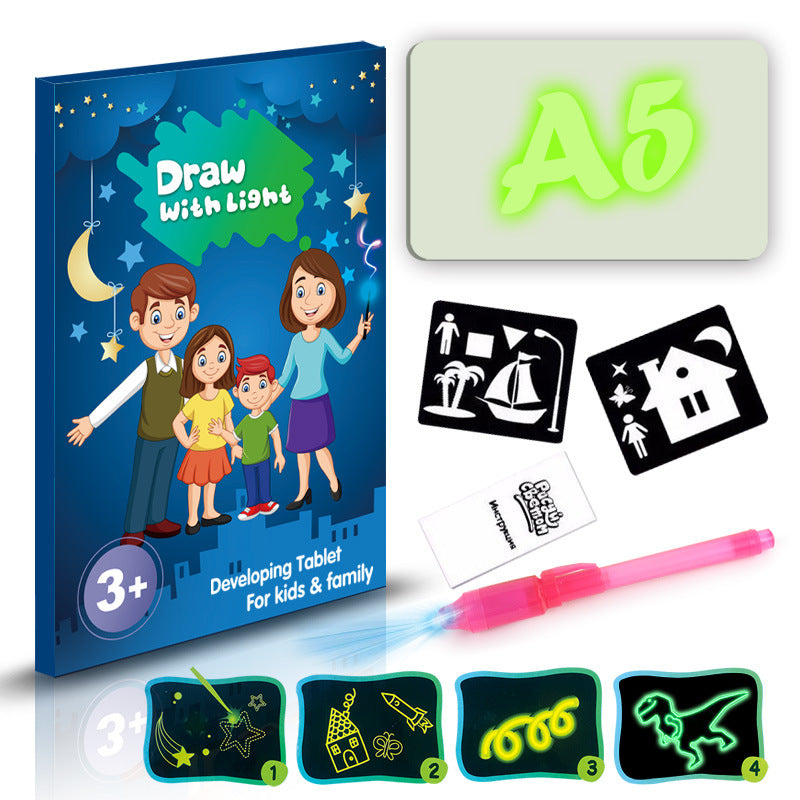 3D Magic Drawing Pad – Educational Sketchboard with 8 Light Effects