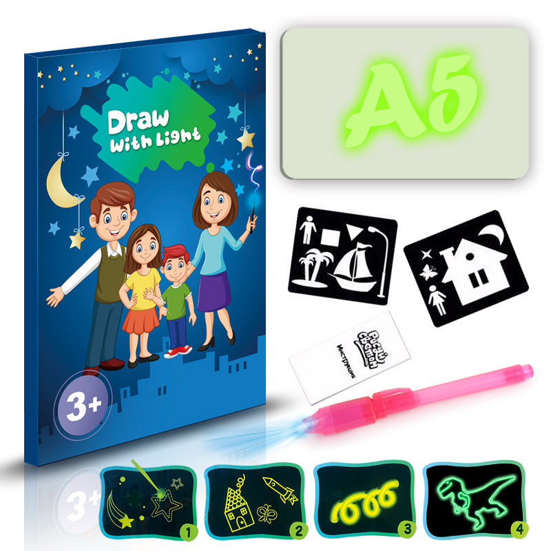 3D Magic Drawing Pad – Educational Sketchboard with 8 Light Effects