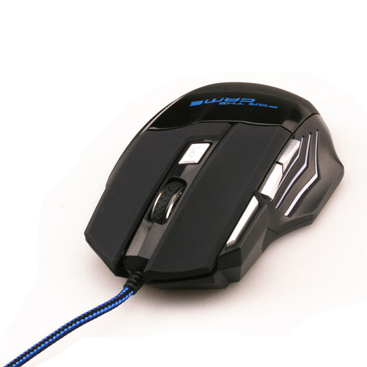 7-Button USB Gaming Mouse – Colorful LED Glowing Lights