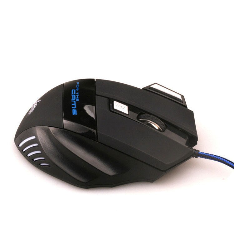 7-Button USB Gaming Mouse – Colorful LED Glowing Lights
