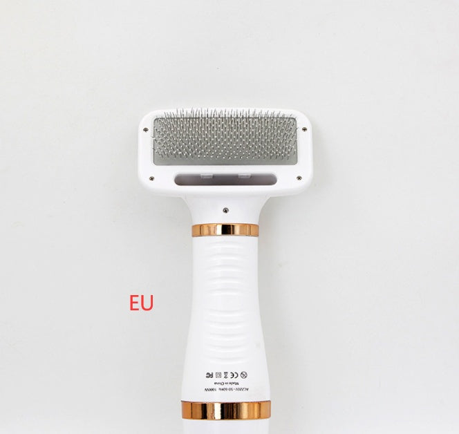 2-in-1 Pet Grooming Dryer Brush – Dry & Detangle Fast