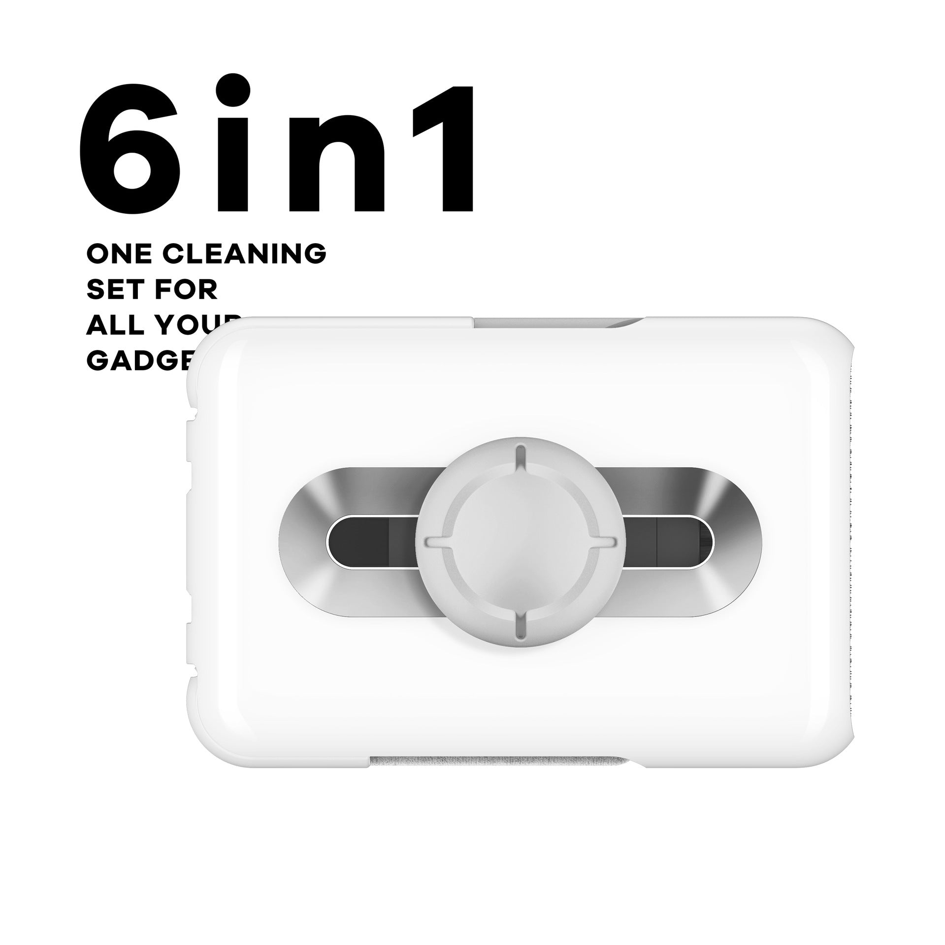 Portable 6-in-1 Multi-Function Headset Cleaning Brush