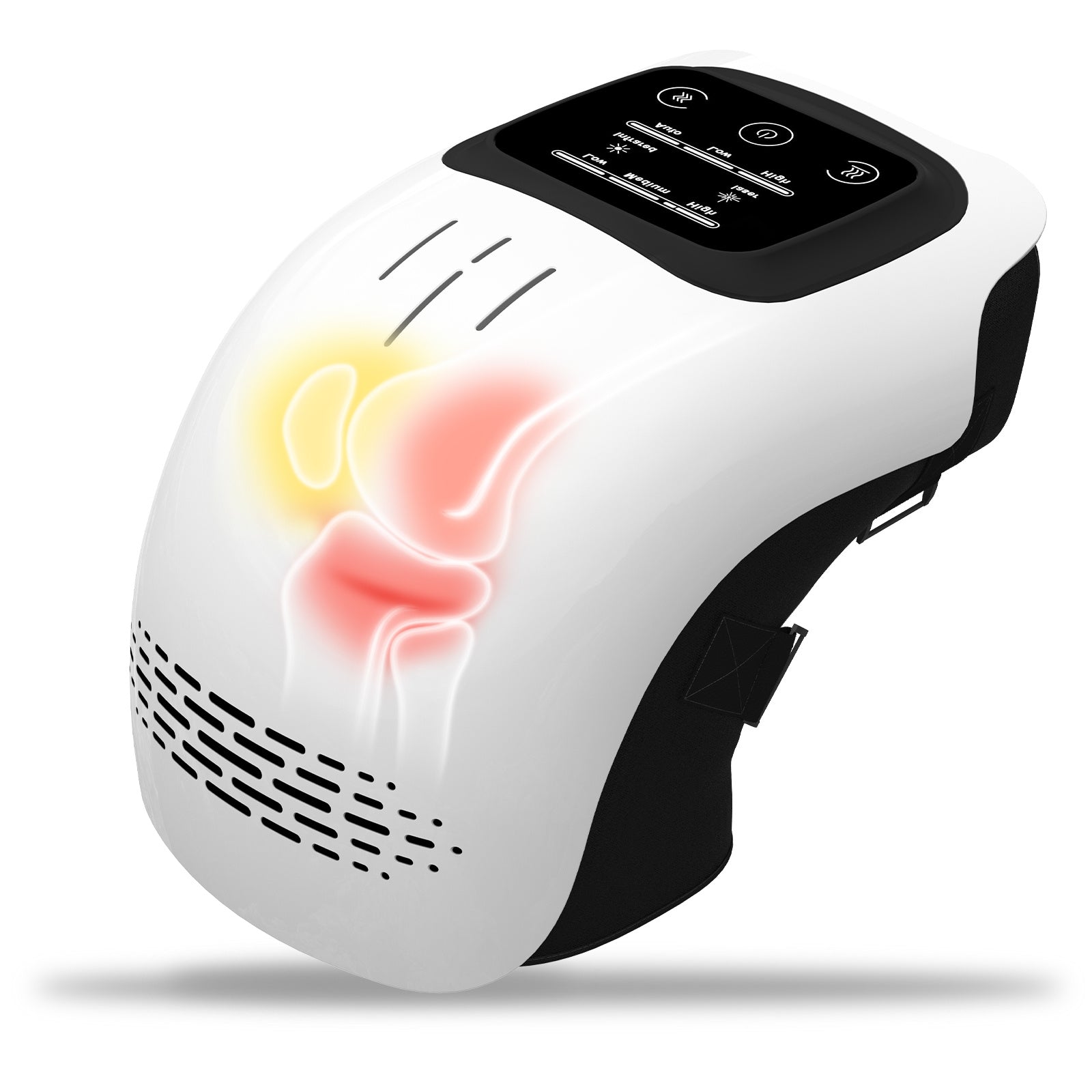 Intelligent Heated Electric Knee Massager with Vibration, Infrared Therapy & Pain Relief - Rechargeable Home Use Device