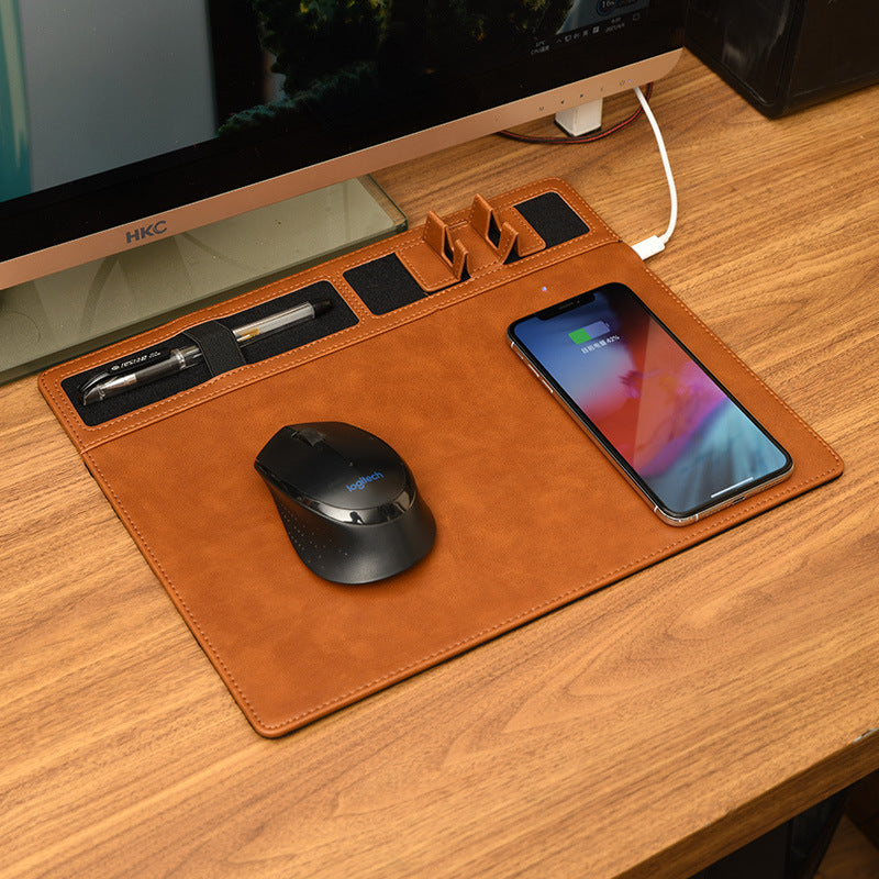 Creative Multifunctional Mouse Pad with Wireless Charger & Phone Holder