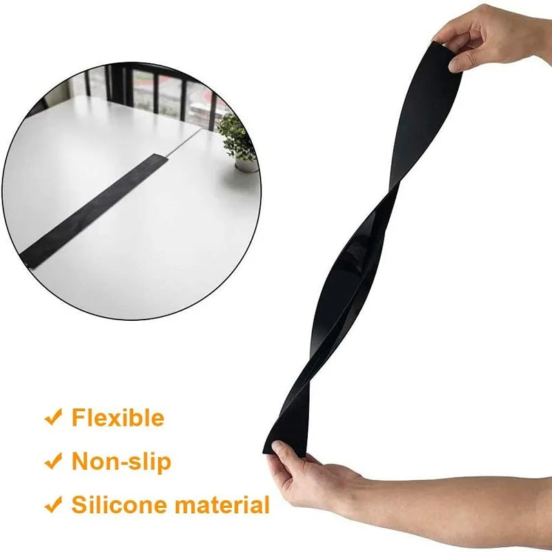Silicone Stove Counter Gap Cover – Heat-Resistant Kitchen Slit Protector & Spill Seal Mat