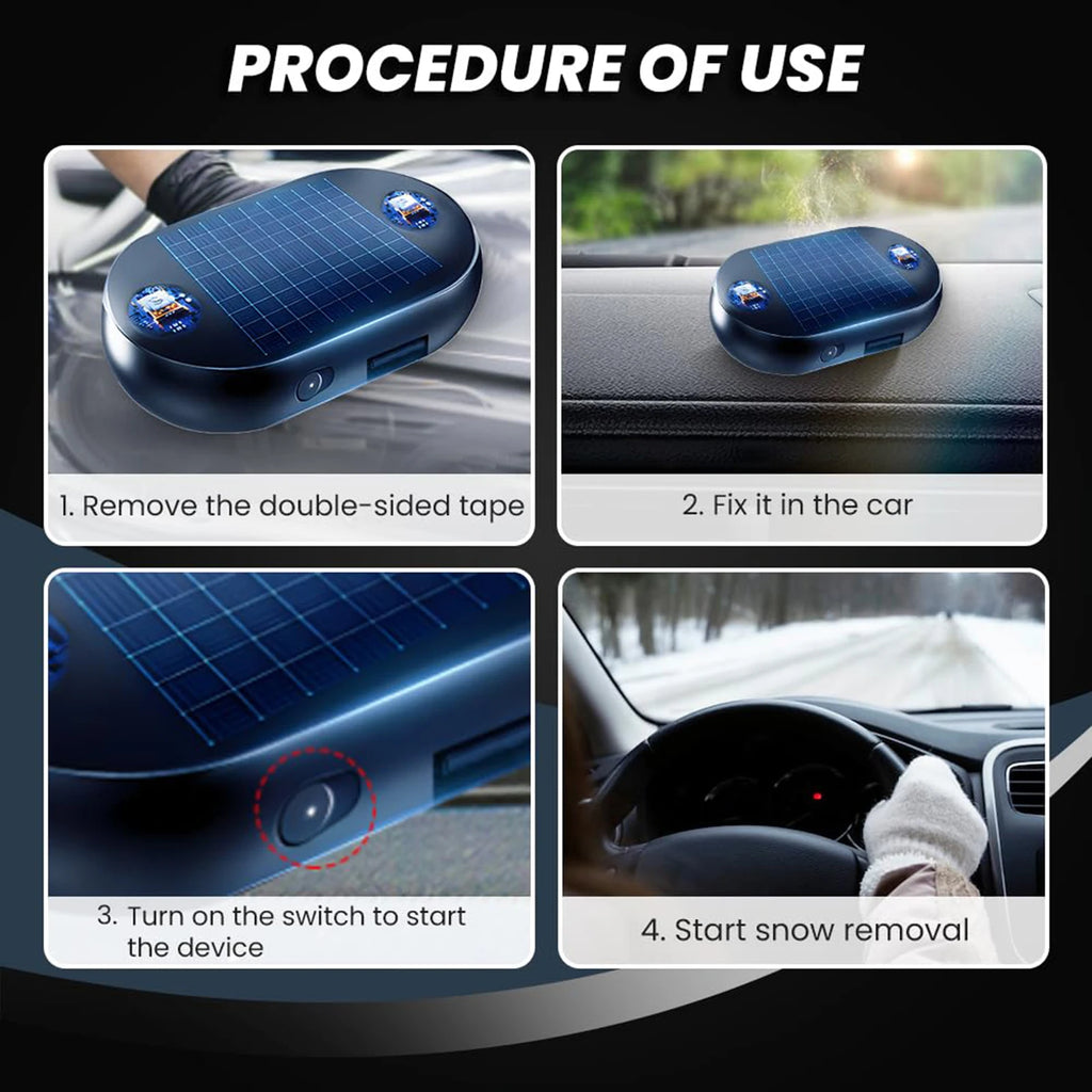 Electromagnetic Car Snow & Ice Melter – Anti-Freeze Deicer Device for All Vehicles