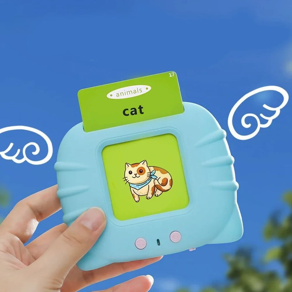 Talking Flashcards Learning Toy for Kids – Preschool Educational Audio Card Machine (Ages 3–6)