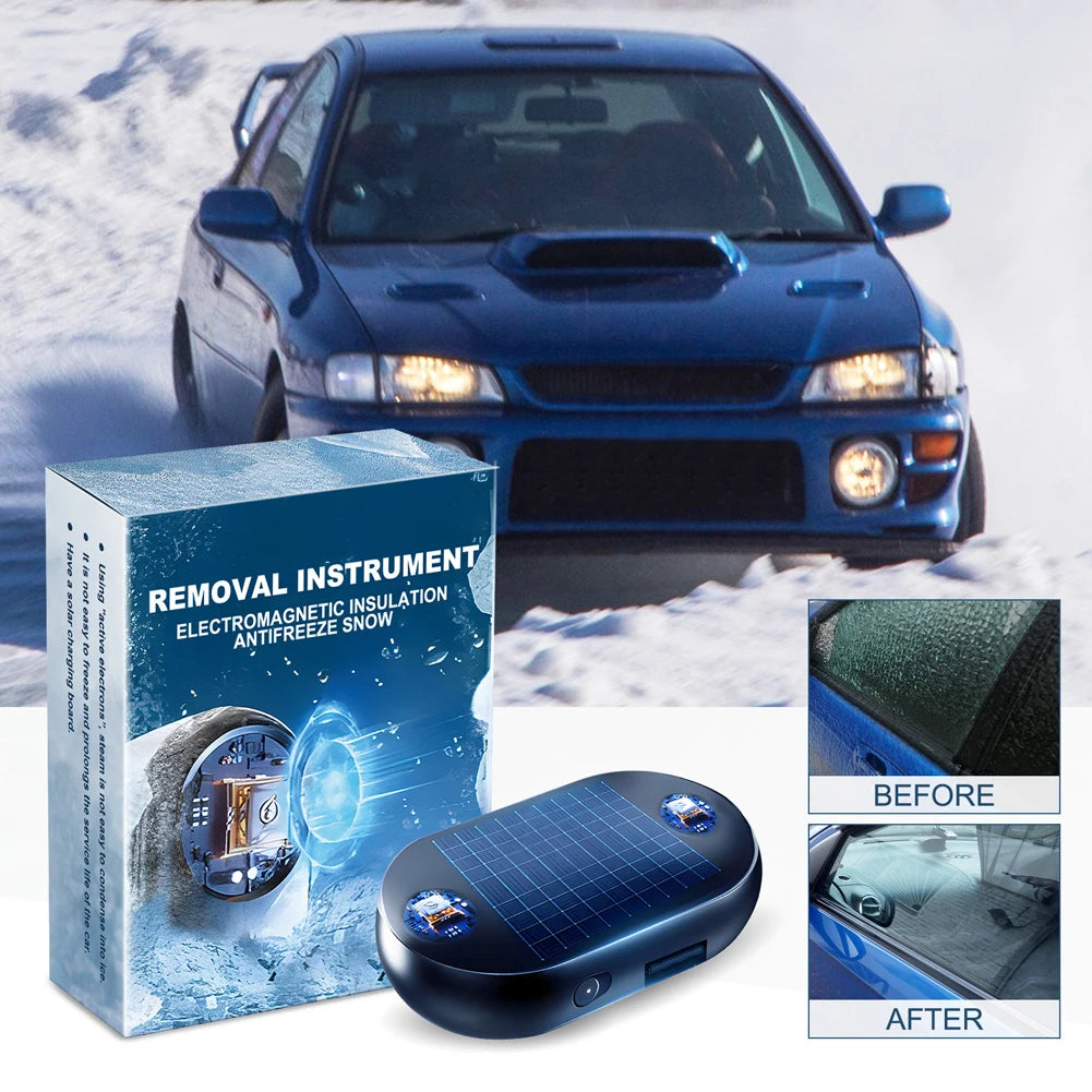 Electromagnetic Car Snow & Ice Melter – Anti-Freeze Deicer Device for All Vehicles