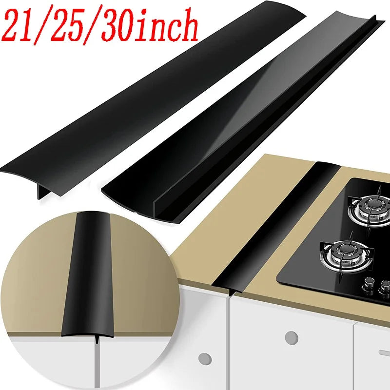 Silicone Stove Counter Gap Cover – Heat-Resistant Kitchen Slit Protector & Spill Seal Mat