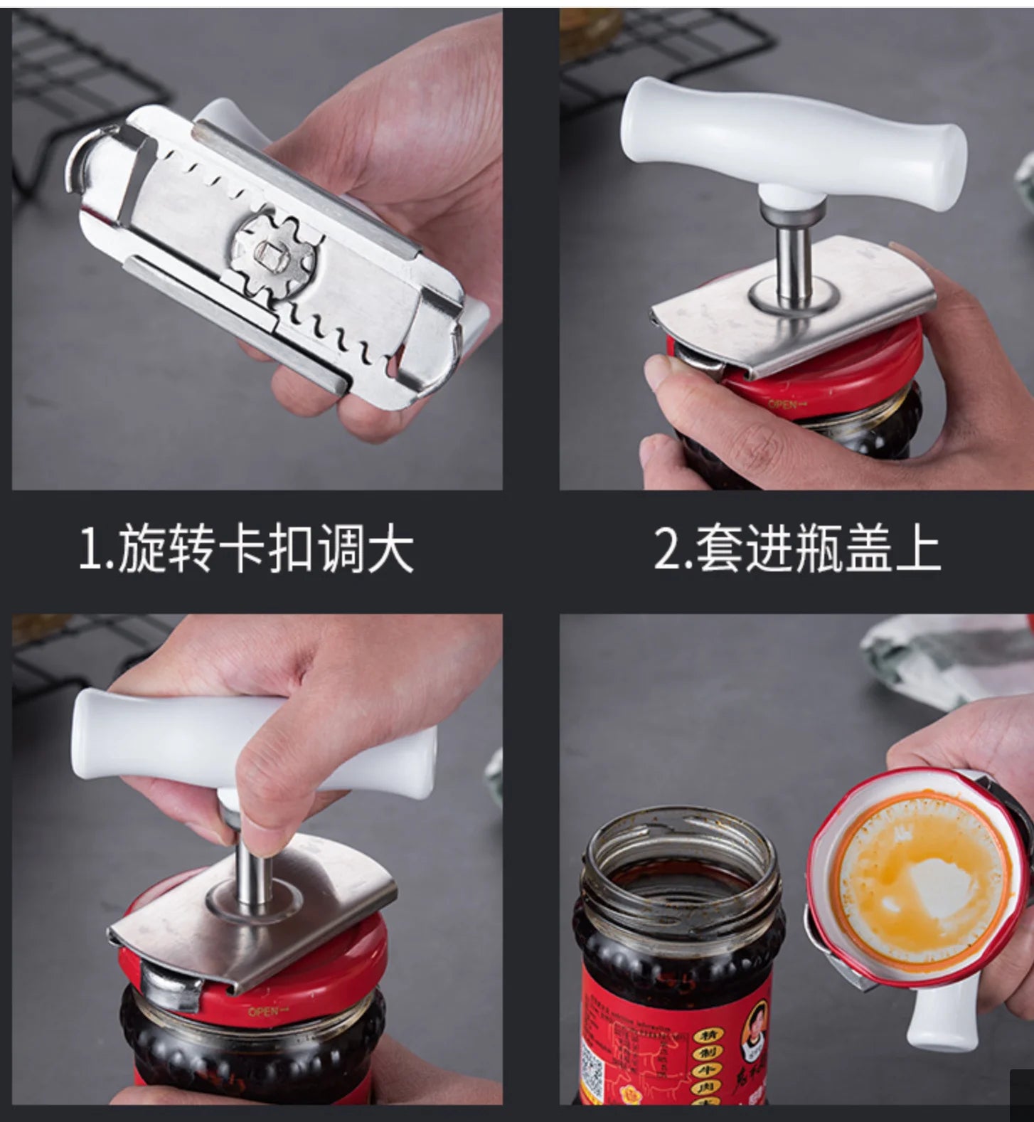 Automatic Electric Can, Jar & Bottle Opener - Hands-Free Kitchen Gadget