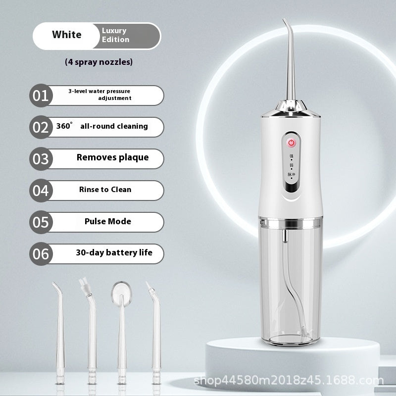 Portable Electric Water Flosser – Oral Irrigator & Dental Teeth Cleaner