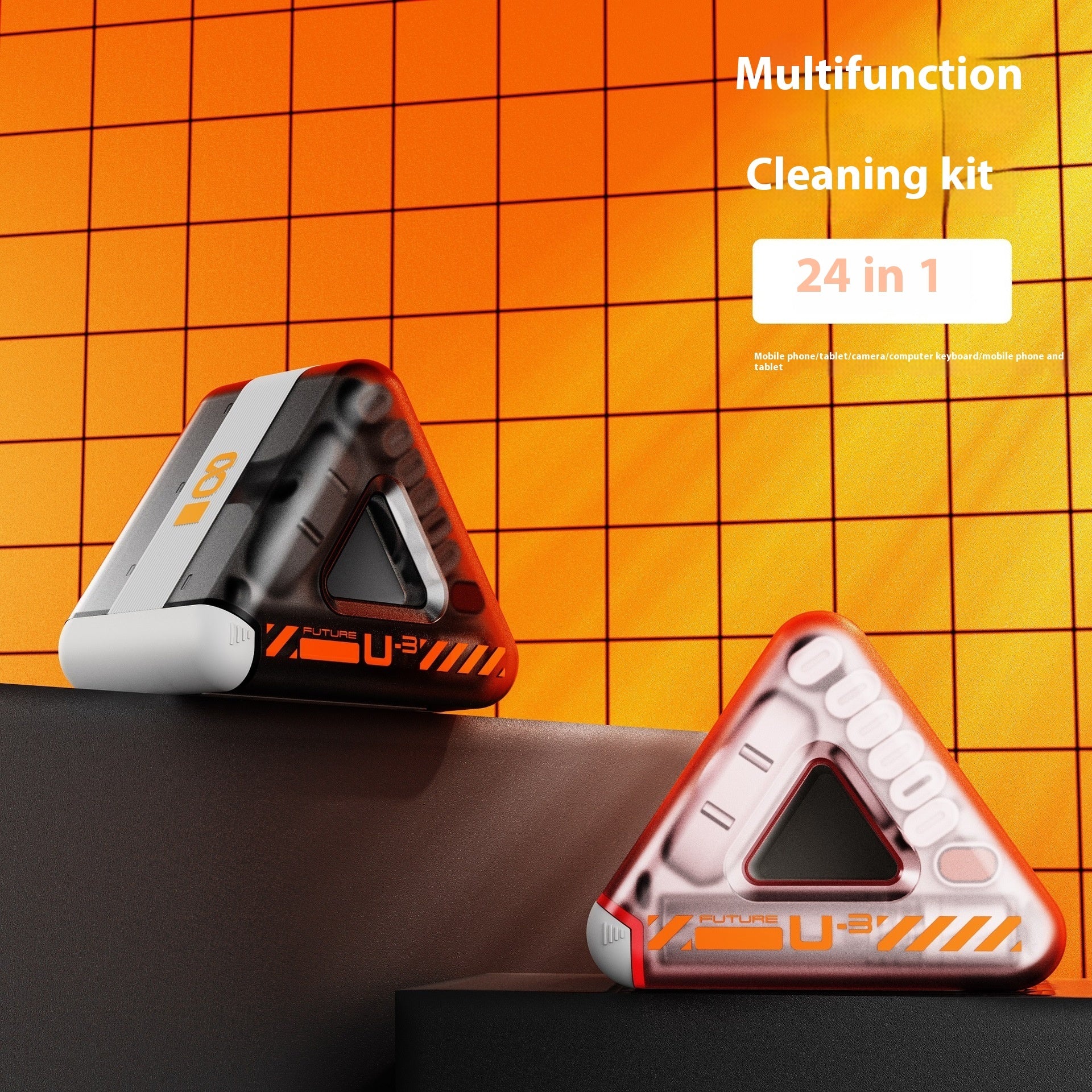 24-in-1 Computer, Phone & Headset Multifunction Cleaning Brush