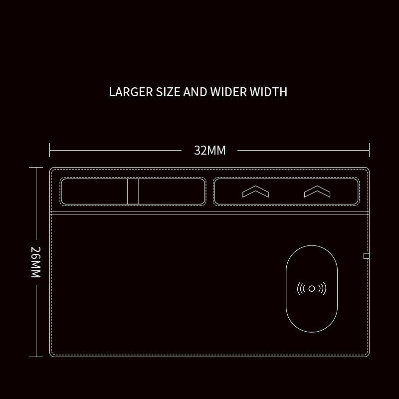 Creative Multifunctional Mouse Pad with Wireless Charger & Phone Holder